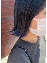 ルー(loup)&nbsp;ネイビーブルー/ブルーブラック/ブルージュ/ダブルカラー