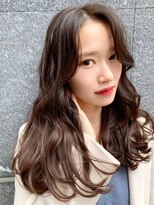 アイティーバイアルバム 八王子店(IT by ALBUM) ブラウンロング_イヤリングカラーラベンダーカラー_8227