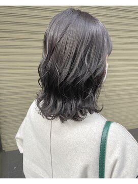 シャル オカチマチ 上野御徒町(shalu) ブリーチなし ロートーンラベンダーグレージュ