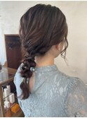 お呼ばれヘアセット