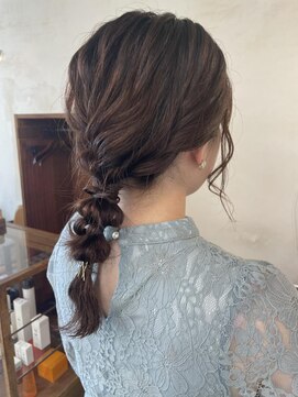 スロウ(sloe) お呼ばれヘアセット