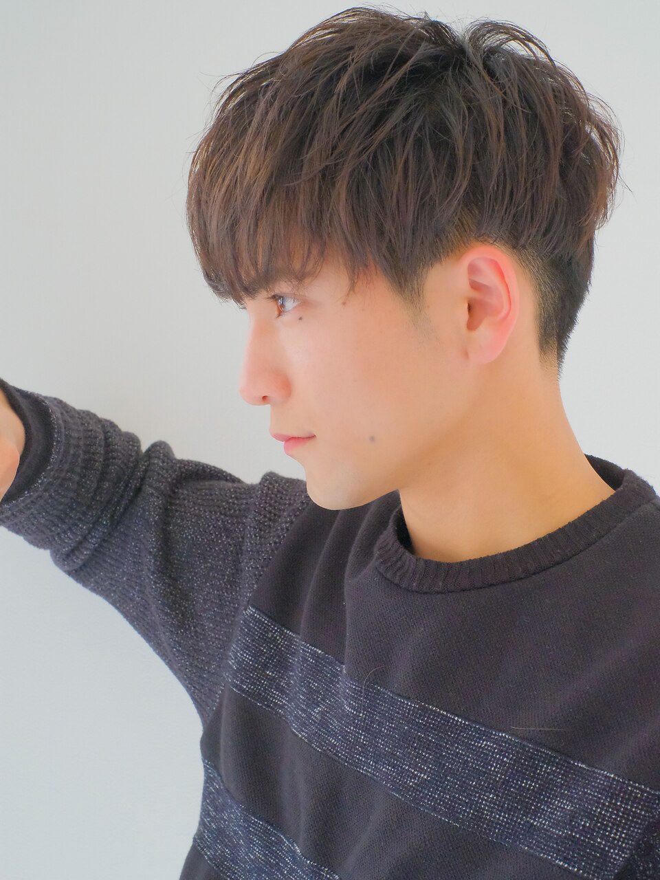 吉田光ノ丞》大人ワイルドツーブロック刈り上げ/束感ショート