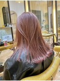 透明感抜群ペールピンク 芝下光