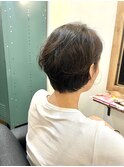 【Lib】ニュアンスパーマ風!癖毛を活かしたひし形ショート