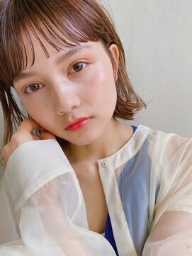 フィルムス 横浜(FILMS) ココアベージュ/黒髪/クラゲヘアー/オリーブグレー/ボブ/横浜