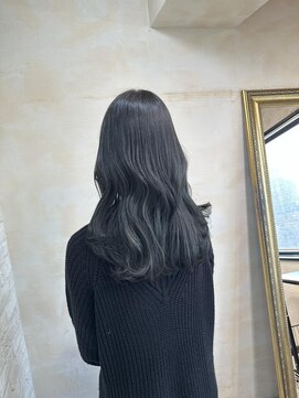 アンククロス 表参道(ANKH CROSS) ブリーチなし オリーブグレージュ