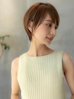 イオ 本厚木(io)&nbsp;20代30代大人かわいい丸みショートベージュカラー前髪