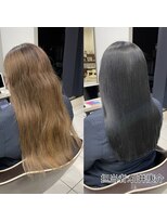 【髪質改善縮毛矯正＋treatment税込\16500】髪質改善縮毛矯正