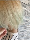ホワイトベージュ&パステルカラー