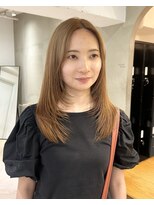 ローレン(LOREN)&nbsp;デザインカラー/レイヤーカット/ウェットヘア/オリーブベージュ