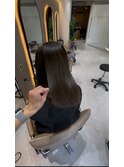 オリーブグレージュ×髪質改善
