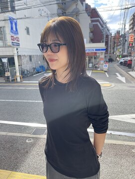 タロ(TALO) 【TALO】オリーブブラウン　シャギーレイヤー