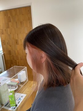 モントゥリー(Mon tree) イヤリングカラーピンク