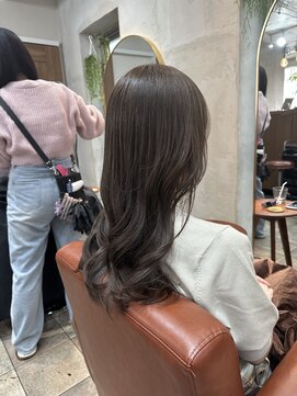 シアー(SHEER.) 髪質改善カラー×ベージュブラウン【表参道,青山,外苑前美容室】
