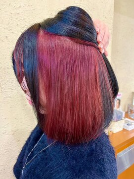 イーストハムアール(EAST HAM r) インナーカラー/チェリーレッド