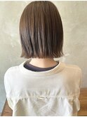 切りっぱなしボブ