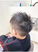 キッズ刈り上げショートソフトモヒカン