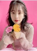 大人かわいい透明感ベージュ×ネオウルフ