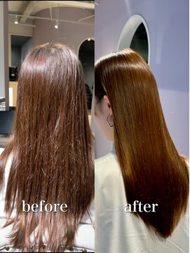 アイノア シノン 神保町(AInoa sinon) 乾かすだけでまとまる艶髪で朝も簡単スタイリング