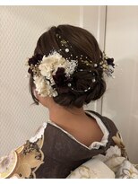 ヘアアレンジメント ボガスティーズ 溝の口店(Hair arrangement Vogusty's)&nbsp;ゆるふわアップスタイル