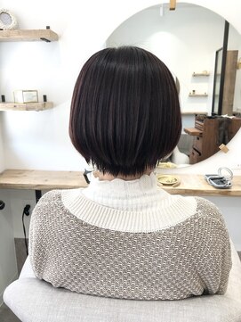 シア 春日部店(SHEER) ナチュラルショート×ミルキーピンク/SHEER春日部店