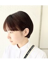ミクマル(micmal)&nbsp;大人可愛いマロンチョコブラウン似合わせ耳かけショート