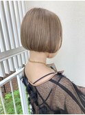 ミニボブ　シアーベージュ