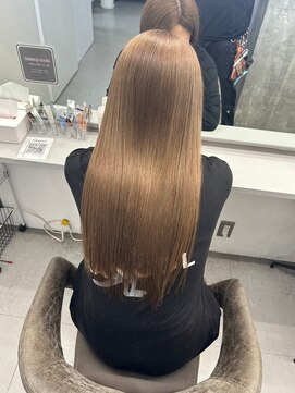 キング 枚方店(K!ng) 縮毛矯正髪質改善ハイライトレイヤーカット枚方美容室エクステ