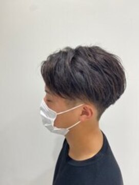 メンズアヴァンス イオンモール和歌山店(MENS AVANCE.) 刈り上げマッシュ×ワンカールパーマ×グレージュ