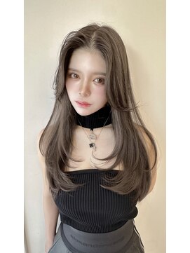 ユー(juu.) 【juu./星ヶ丘】wカラーグレージュ×韓国くびれロング