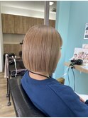 切りっぱなしボブ