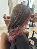 ルーツ(ROOTS)&nbsp;ブリーチあり/フェイスフレーミングピンク