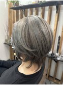 オリーブグレージュくびれショート