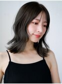 ☆イメチェン外ハネボブパーマ美髪ワイドバングインナーカラー