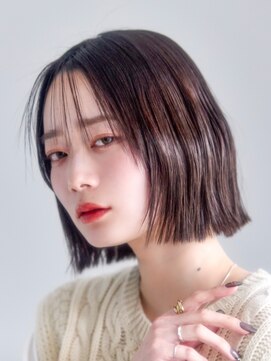 エステージ 日根野店(S-TAGE) ぱつっとボブ×シースルーバング