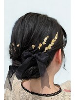 ヘアースペース ミツオ(hair space MITSUO) ゆるシニヨン