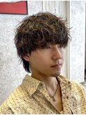 シャドウパーマ×ナチュラルマッシュ（6月）