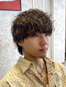 ステレオ ヘアデザイン 安城店(STEREO HAIR DESIGN) シャドウパーマ×ナチュラルマッシュ(6月)