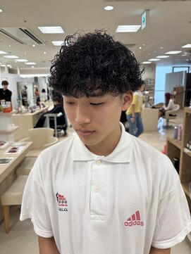 ケンジ 平塚ラスカ店(KENJE) 波巻きプードルパーマ/波巻きパーマ/メンズパーマ