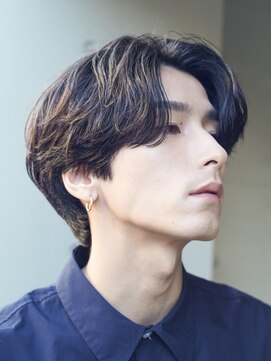 エリマ 横浜西口(elima) 横浜西口センターパートニュアンスパーマフェザーショート緩め