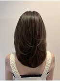 暗めカラー/グランマッシュ[レイヤーカット/髪質改善/銀座]