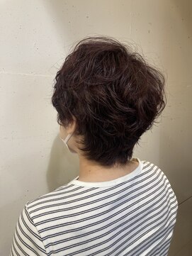 オーガニックマインド 坂戸 鶴ヶ島(organic+mind) 冬の美人見せ◎大人可愛いパーマショート×小顔レイヤー