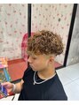アース 八王子店(HAIR&MAKE EARTH)&nbsp;スペインカールにメッシュとても人気です！朝のセットが楽に♪
