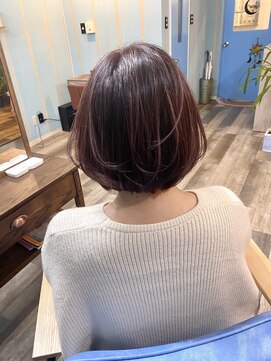 #大人のくすみピンクベージュ　30代40代50代