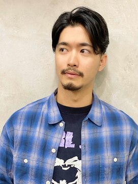 シエン 恵比寿(CIEN) men's hair/ナチュラルセンターパート/シースルーウルフ/恵比寿