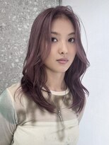 サンク 原宿 表参道(cinq) モカベージュヘーゼルベージュハッシュカットバタフライカット