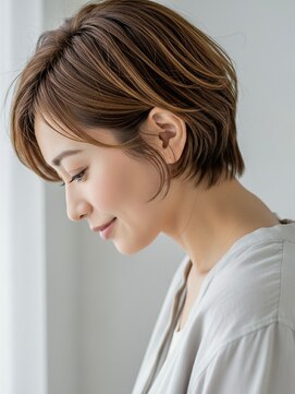 フープ 川越(hoop) 川越/ショート/ボブ/ハイライト/白髪ぼかし/白髪染め