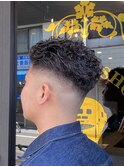 フェード×パーマ