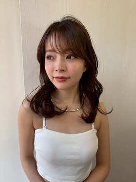 サク 田町芝浦(Sac.) 結んでもかわいいミディアムレイヤー