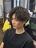 【波打つ髪でつくる色気】カット+波巻きパーマ¥14850